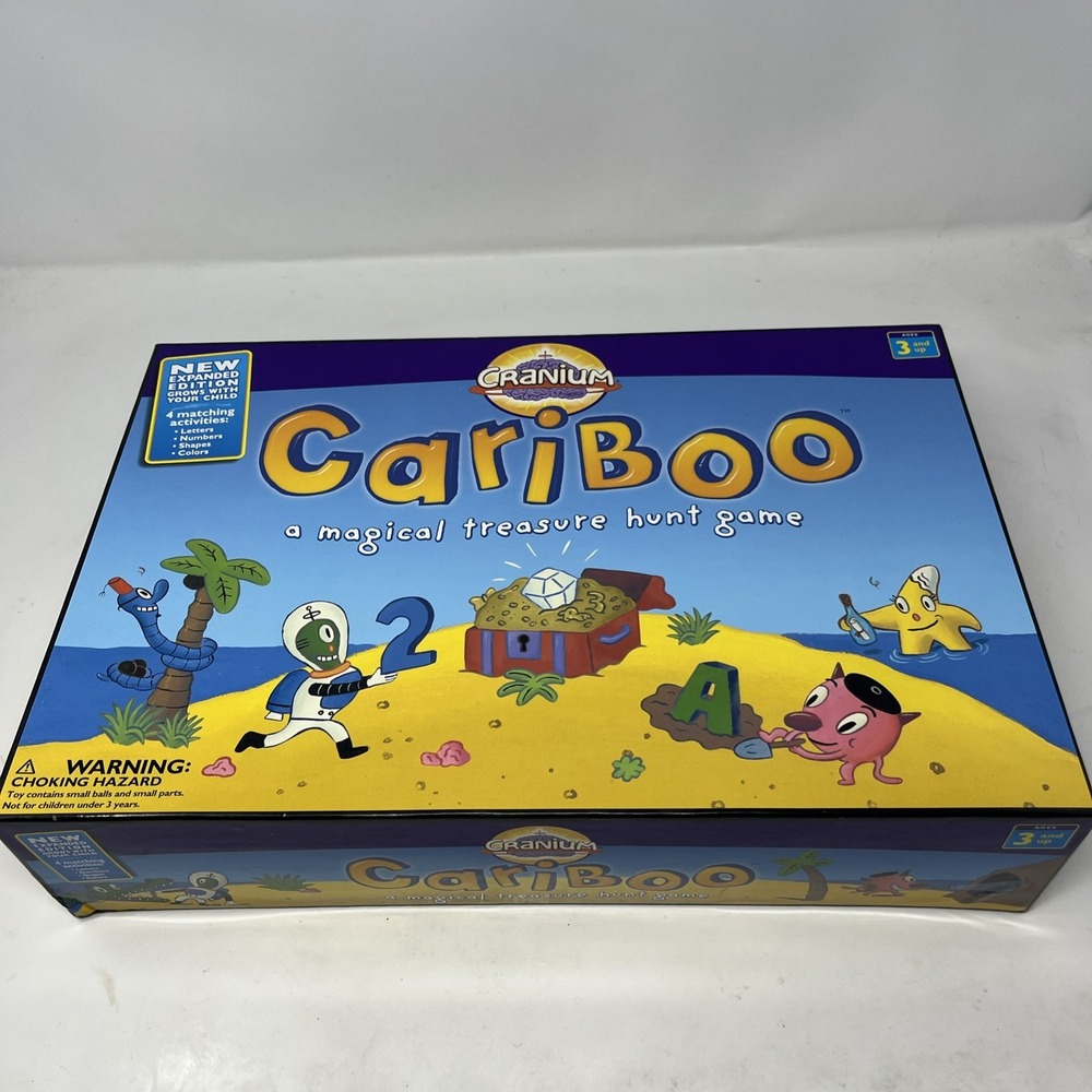 Cranium Cariboo Game Expanded Edition Beginner Advanced Cards NEW UNUSED 2004